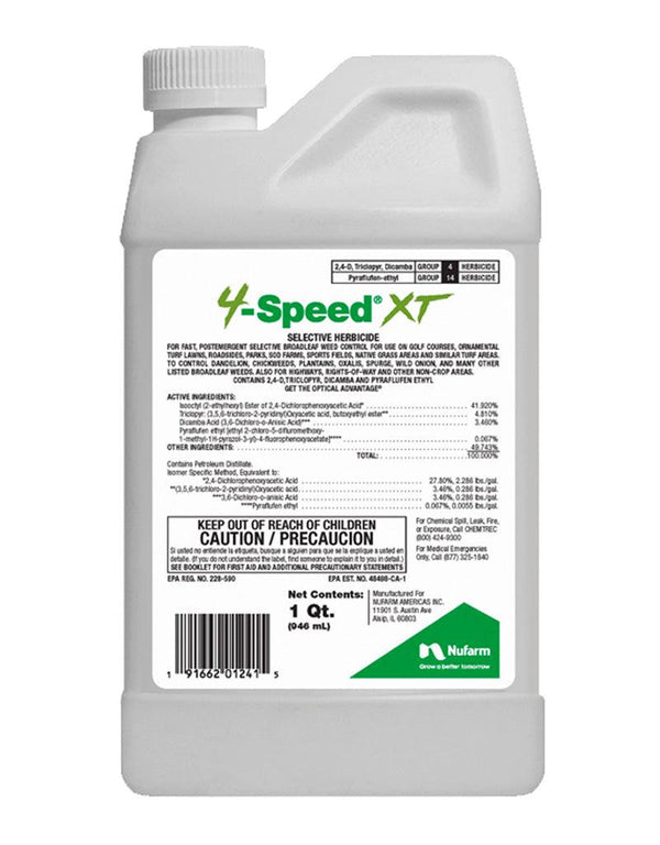 4-Speed XT Post Emergent Herbicide Weed Killer