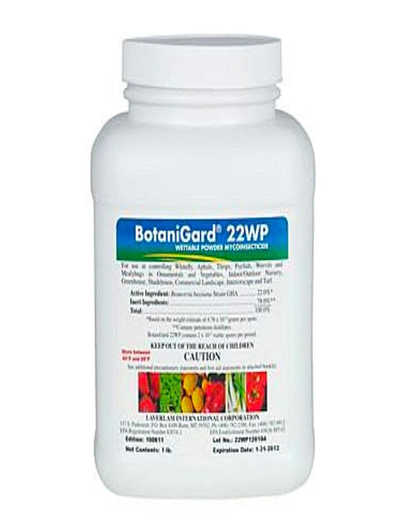 BotaniGard 22WP Biological Insecticide - 1 Lb Concentrate, Beauveria Bassiana Fungus For Pest Control