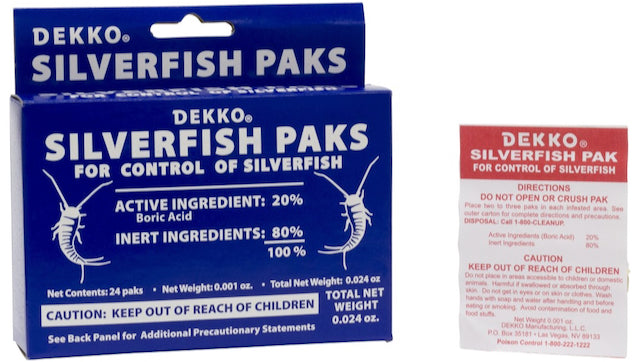 Dekko Silverfish Paks (Box 24 Packs)