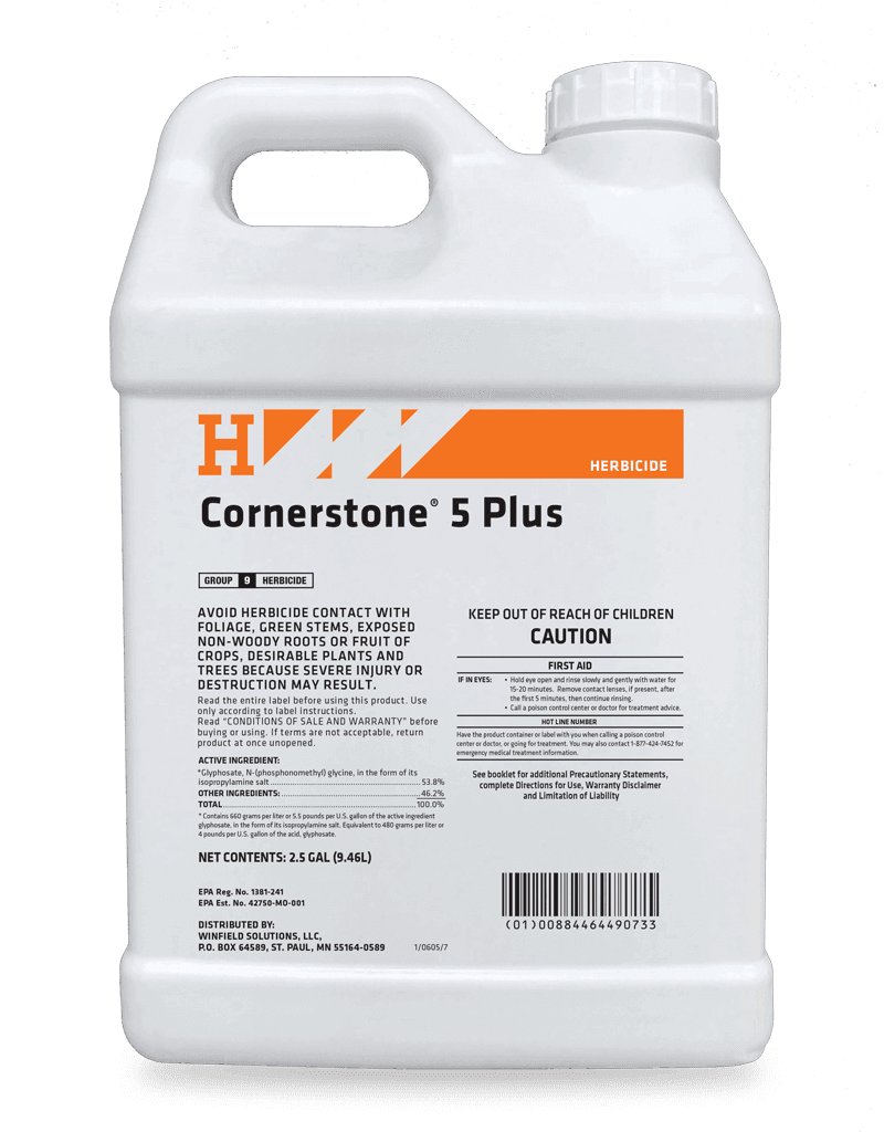 herbicide contact WF Cornerstone 5 Plus Herbicide (53.8% Glyphosate)