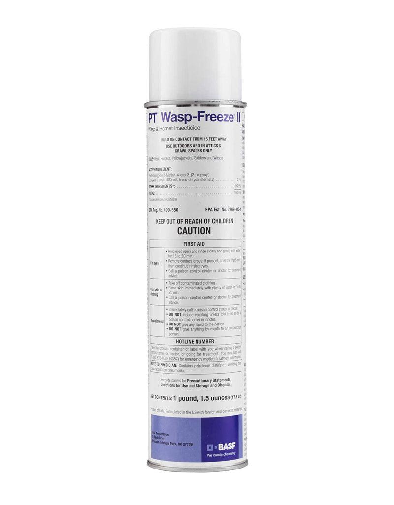 Insecticide - PT Wasp Freeze II Insecticide Aerosol - Prallethrin: 0.1%