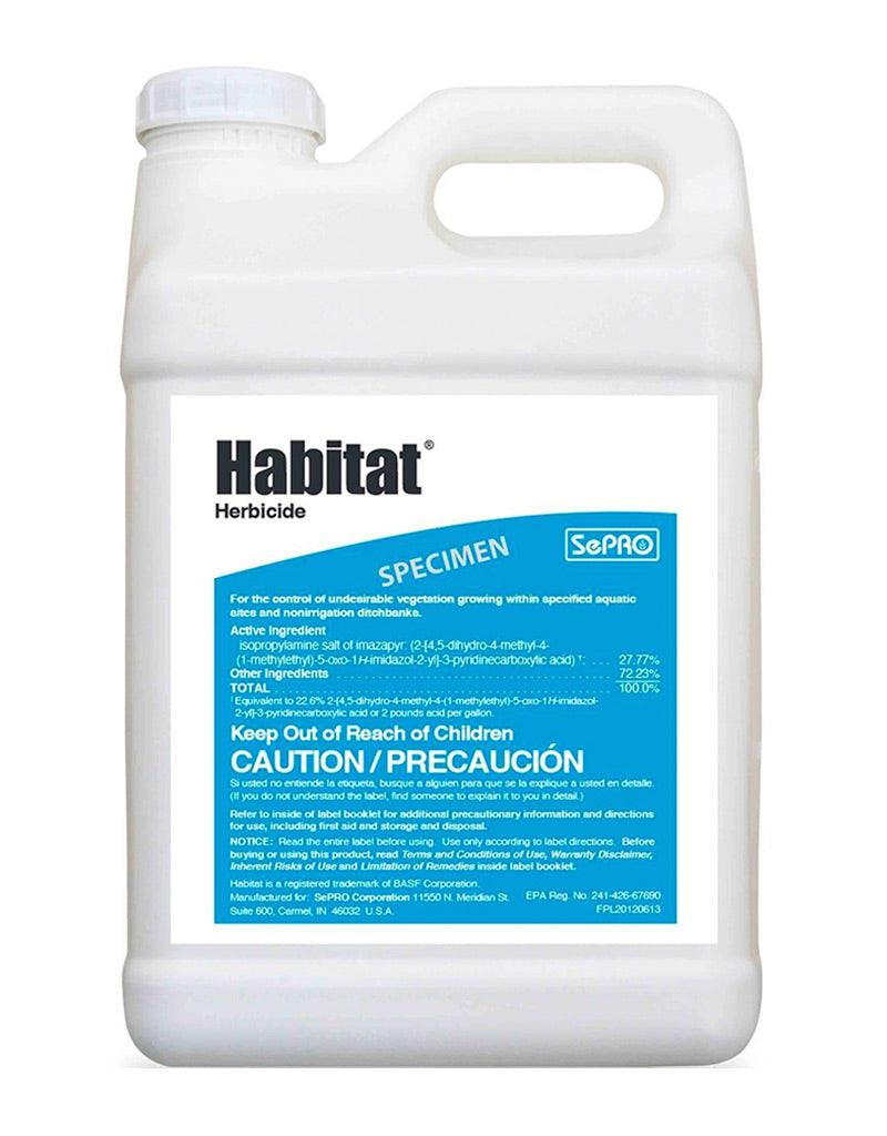 cloak herbicide Habitat Aquatic Weed Killer Herbicide 2.5 gal EPA Reg No 241-426-67690