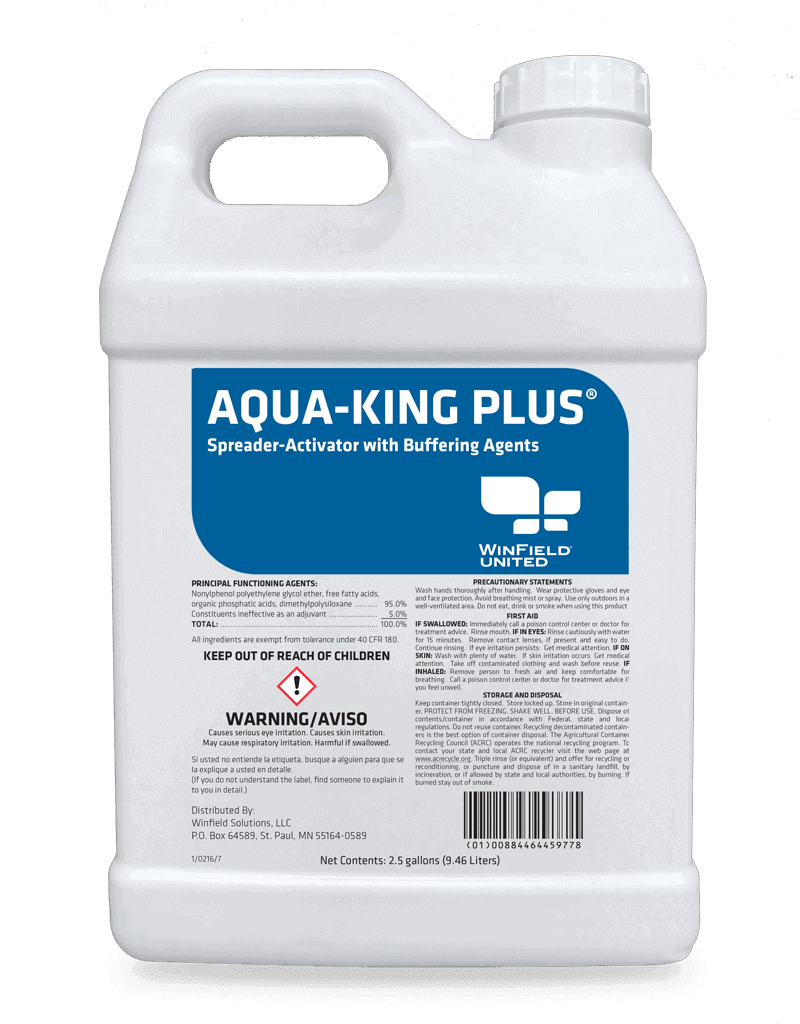 adjuvant in herbicide Aqua-King Plus Adjuvant for Aquatic Herbicides 2.5 Gallon Container