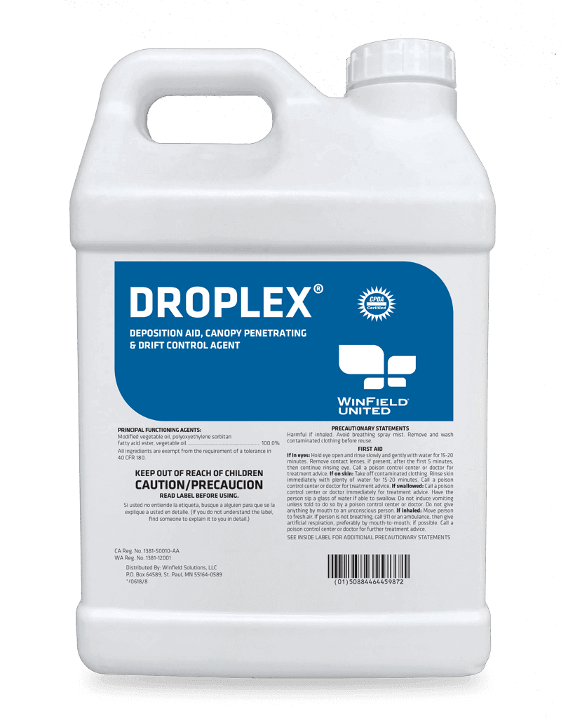 herbicide drift control agents Droplex Adjuvant - Herbicides & Insecticides